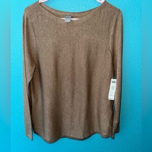 Chico's Taupe Knit Top